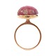 A. Dragsted ring i 14kt guld med rhodocrosit. Ringstr. 55
