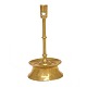 Gotisk messingstage fra Friesland ca. år 1550. God stand. H: 22,5cm. Fod D: 
11,5cm
