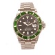 Rolex Kermit 16610LV verkauft April 2006 von einem deutschen AD. Wird mit 
Zertifikat etc geleifert. D: 40mm