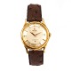 Omega Constellation Pie Pan i 18kt guld med box og certifikat ref. 14382 82SC 
solgt 01.06 1961. Kaliber 561. D: 34mm